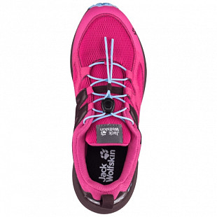 Кроссовки детские Jack Wolfskin Unleash 2 Speed Vent Low K pink / burgundy
