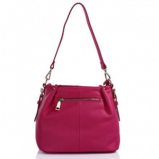 Женская сумка из кожи Pola 9030 dark pink