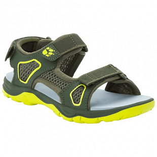 Сандалии детские Jack Wolfskin Taraco Beach Sandal K khaki / lime