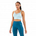 Женский спортивный бра-топ FIFTY Essential Knit FA-WB-0202-LBL light blue