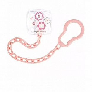 Прищепка для пустышки Canpol babies Newborn Baby 10/877 Pink
