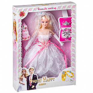 Кукла невеста Romantic wedding B011D