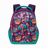 Рюкзак школьный GRIZZLY RD-836-1 /1 purple