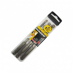 Набор сверл Diager SDS Plus (3 штуки) 114K