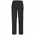 Брюки с молнией мужские Jack Wolfskin Overland Zip Away M black