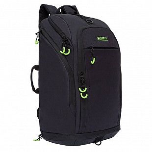 Рюкзак GRIZZLY RQ-906-1 black/lime