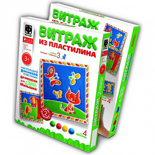 Творческий набор Fantazer 67763 Витражный пластилин №3 747103