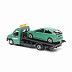 Масштабная модель автомобиля Bburago Street Fire Эвакуатор и Ford Focus ST 1:43 (18-31400) Black/Green