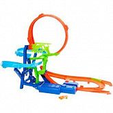 Трек Hot Wheels Stunt Tracks Mid-Air Crash Collision Dans Les Airs (JFD12)