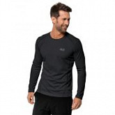 Пуловер мужский Jack Wolfskin Sky Range Longsleeve M black