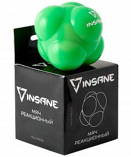 Мяч реакционный Insane IN22-RB100 6,8 см силикагель green