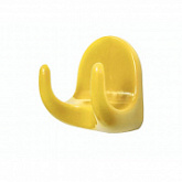 Крючок-вешалка Gardenplast самоклеющийся, двухрожковый, 5 шт yellow 22003