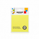 Бумага для заметок Mazari фигурная 100 л М-4531 yellow