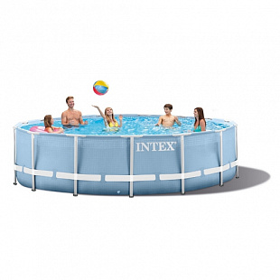 Каркасный бассейн Prism Frame Intex 366x76 см+фильтр-насос 28712
