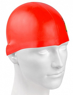 Шапочка для бассейна (плавания) детская Mad Wave Junior Solid red