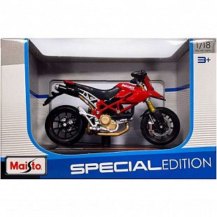 Масштабная модель мотоцикла Maisto 1:18 Ducati Hypermotard 1100S (39300)