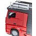 Автовоз Bburago Mercedes Benz Actros + машинка Bburago Ford Renault Captur (18-31456/18-31457) red