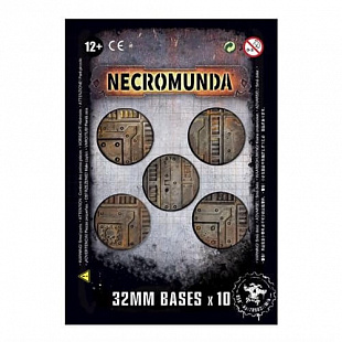 Набор подставок Games Workshop Warhammer Necromunda 32 mm Bases