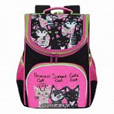 Рюкзак школьный GRIZZLY RAm-084-5 /1 black/pink
