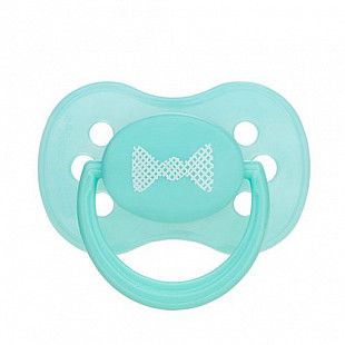 Пустышка Canpol babies Pastelove Силиконовая Круглая 18+ мес. (22/424) turquoise