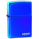Зажигалка Zippo High Polish Indigo Logo 29899ZL