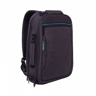 Рюкзак GRIZZLY RU-805-1 black/turquoise