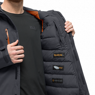 Куртка мужская Jack Wolfskin Troposphere Men ebony