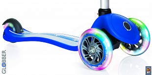 Самокат Globber Primo Lights STARS&STRIPS 424-012 navy blue
