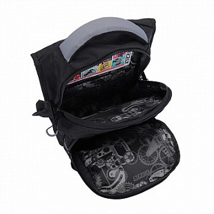 Рюкзак школьный GRIZZLY RB-050-2 /3 black/grey