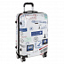 Чемодан малый Polar 20" 2-ой РА021 white