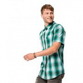 Рубашка мужская Jack Wolfskin Hot Chili Shirt M emerald green checks