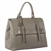 Женская сумка из кожи Pola 9046 grey