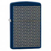 Зажигалка Zippo Square Grid 49232 navy matte