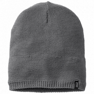 Шапка мужская Jack Wolfskin Stormlock Knit Beanie grey heather 1906251-6110561