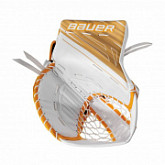 Ловушка вратаря Bauer Supreme 1S Catch Glove White/Gold
