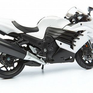 Мотоцикл Maisto 1:12 Kawasaki ZX-14R (31101) black/white