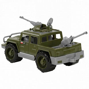 Автомобиль-пикап Полесье Военный Защитник с 2-мя пулемётами (PL) 63977