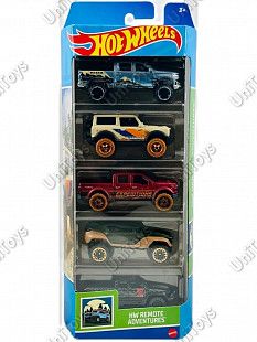 Набор машинок Hot Wheels HW Remote Adventures 5 шт. (1806 HLY74)