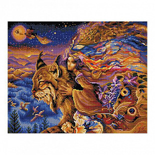 Алмазная мозаика Picasso "Верхом на рыси" PD4050033