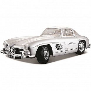 Коллекционная машина Bburago 1:24 Mercedes-Benz 300SL (18-22023) gray