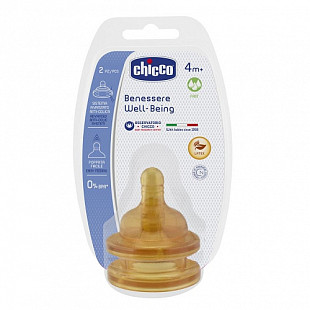 Соска Chicco Well-Being 4+ мес 2 шт 00020844200000
