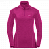 Пуловер женский Jack Wolfskin Arctic Xt Half Zip Women fuchsia