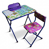 Комплект детской мебели Galaxy Умняшки первоклашки blue