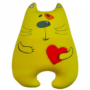 Мягкая игрушка Мнушки Кот Милашка жёлтый АБ000048