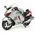 Модель мотоцикла Maisto 1:12 Suzuki Hayabusa 2022 (31101 20-21848) Silver/Red/Black