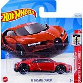 Машинка Hot Wheels Базовой коллекции '16 Bugatti Chiron 201/250 (5785 HTB88) mainline 2024