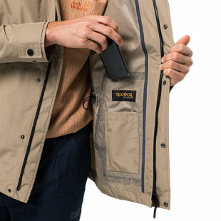 Куртка мужская Jack Wolfskin Cape Conran Jacket M sand dune