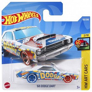 Машинка Hot Wheels Базовой коллекции '68 Dodge Dart 63/250 (5785 HCW34) mainline 2022
