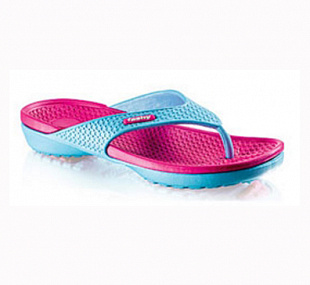 Шлепанцы пляжные женские Fashy 7635-00 pink/blue