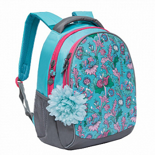 Рюкзак школьный GRIZZLY RD-836-1 /3 light blue